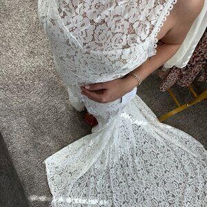 NWT Lulu's Lace Bridal Gown